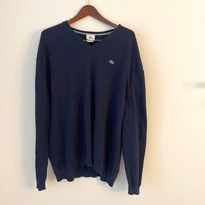 Lacoste blue sweater XXL